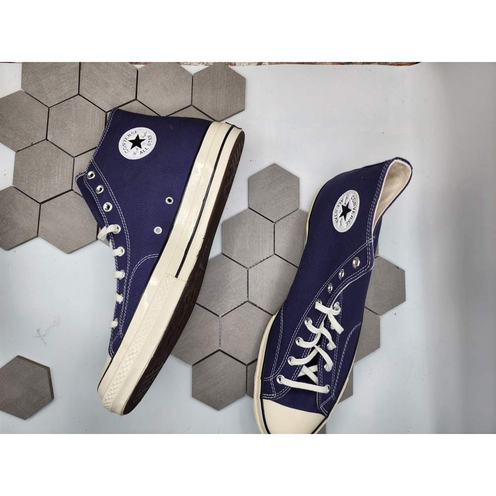 Converse Chuck‎ Taylor All Star 70 Vintage High Uncharted Waters Blue Men Sz 16 - Picture 9 of 10